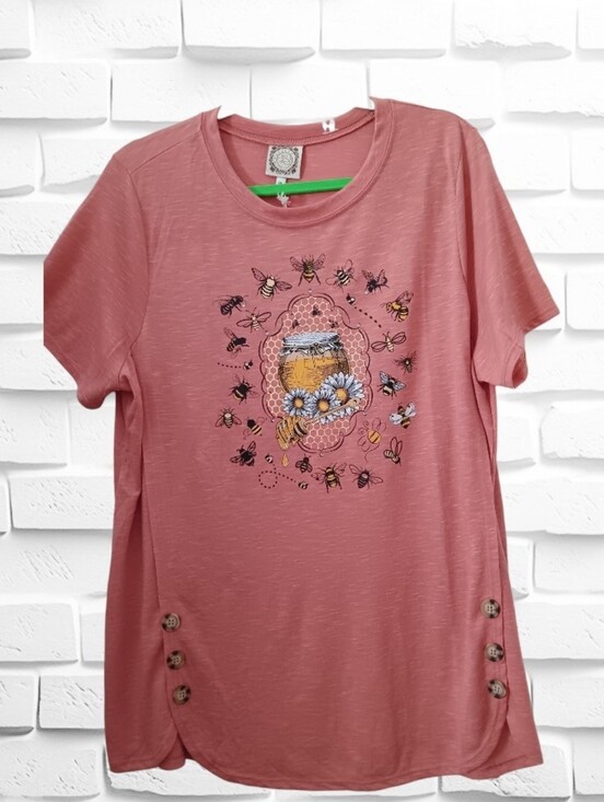 Tru-Self Tops - Tru-Self Bees & Honey Shirt